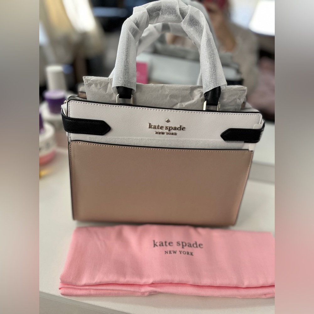 ✨Guaranteed Authentic Kate Spade ‘Staci Colorblock Saffiano’✨